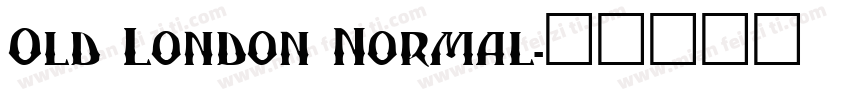 Old London Normal字体转换